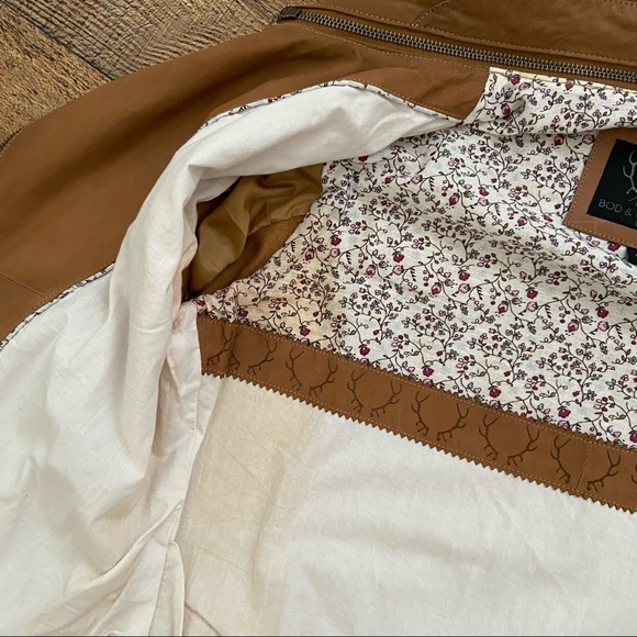 Leather MOTO Jacket, Soft Mixed Media ⭐️ GORGEOUS - Picture 10 of 15